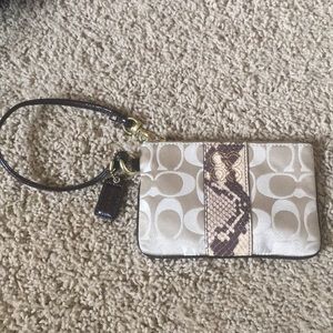 Authentic Coach wristlet